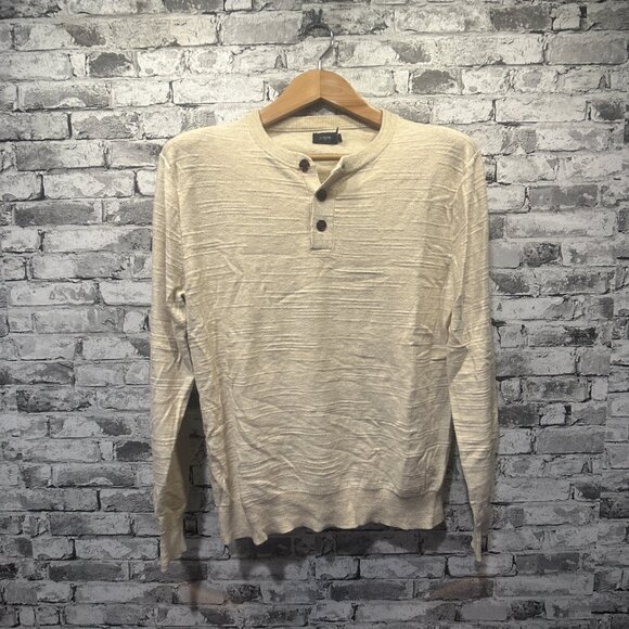 EUC J.Crew Men's Henley Size Medium - Picture 1 of 14
